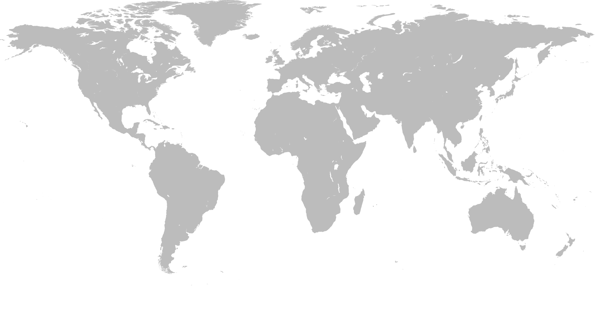 World map marked with FalconX-Fast VPN Proxy server locations
